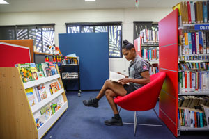 Library reading corner